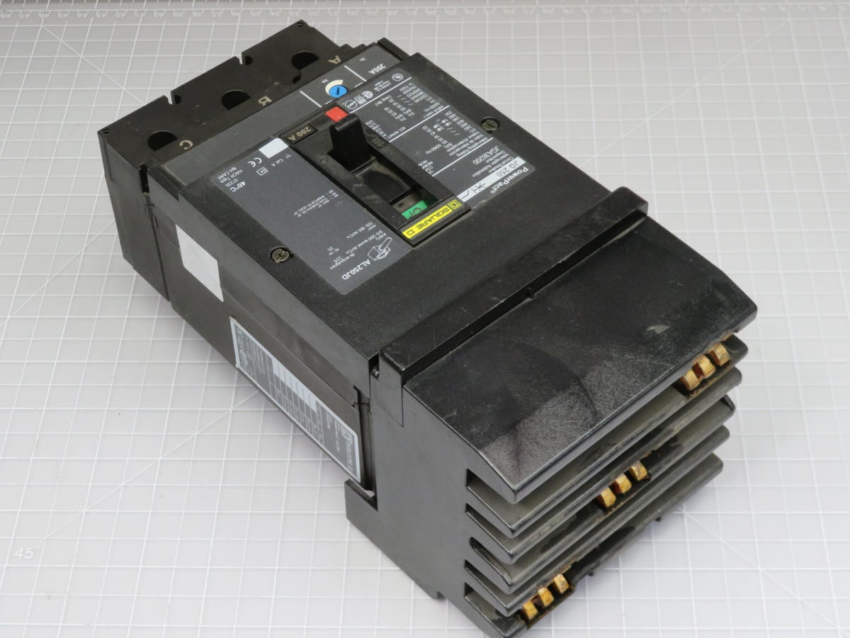 Square D #250, Powerpact Jg Circuit Breaker 240V 50-60 HZ - Image 2