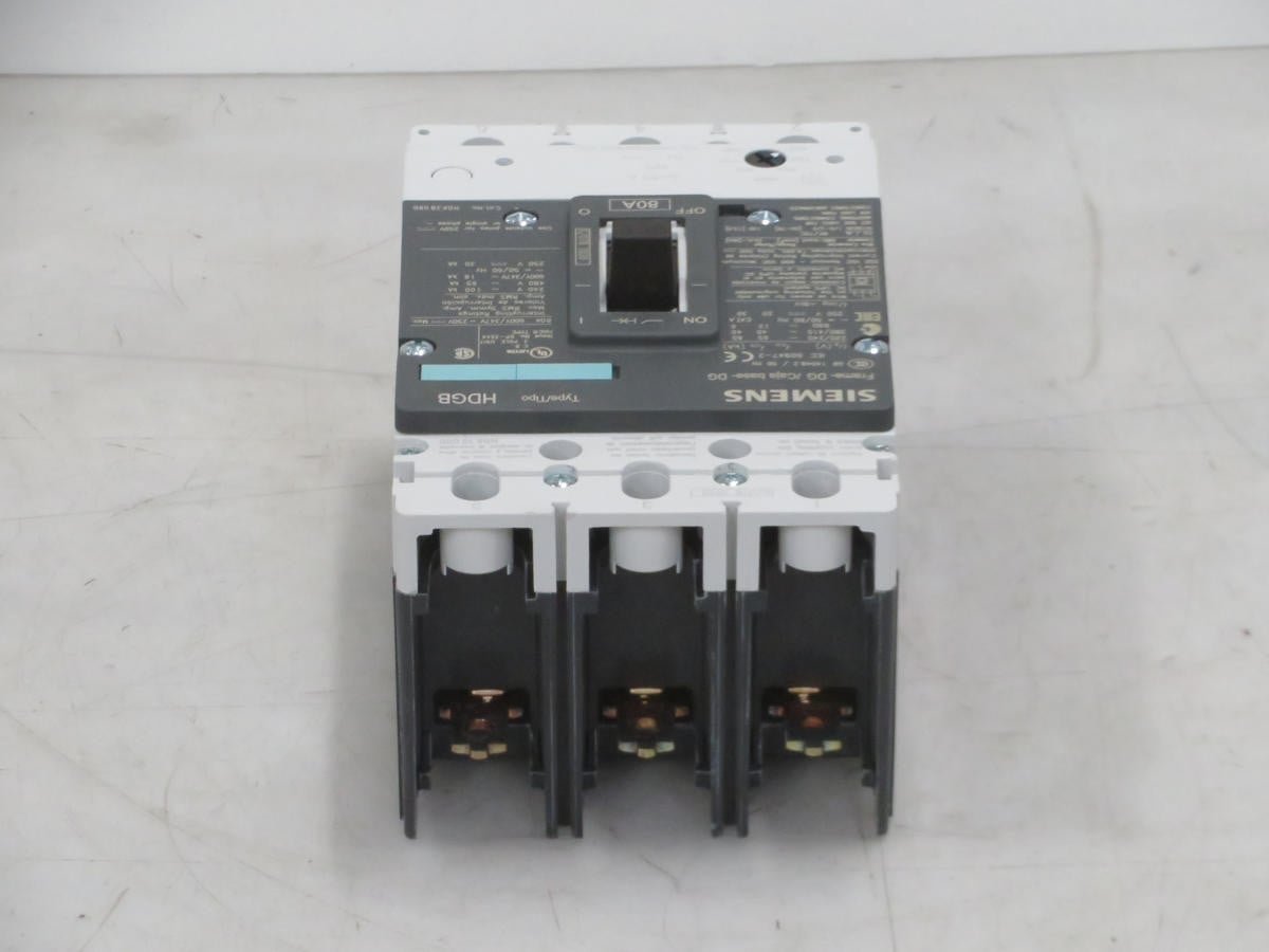80 Amp, Siemens #Hdk3b080, Breaker, 80 A Current, 480 VAC Voltage, 65 Kaic Interrupting Capacity - Image 4