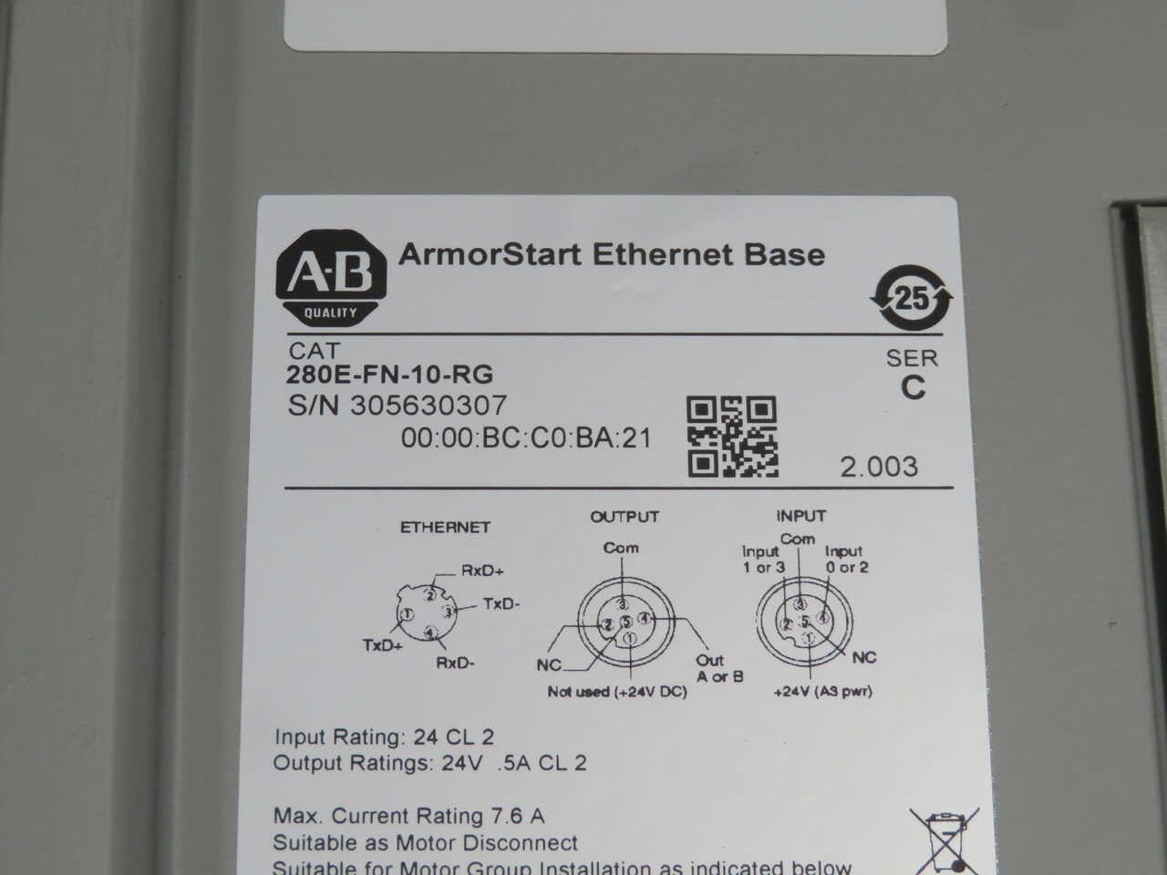 1 HP Allen-Bradley #2 84e-fvd2p3z-10-rrg, Variable Frequency Drive - Image 8