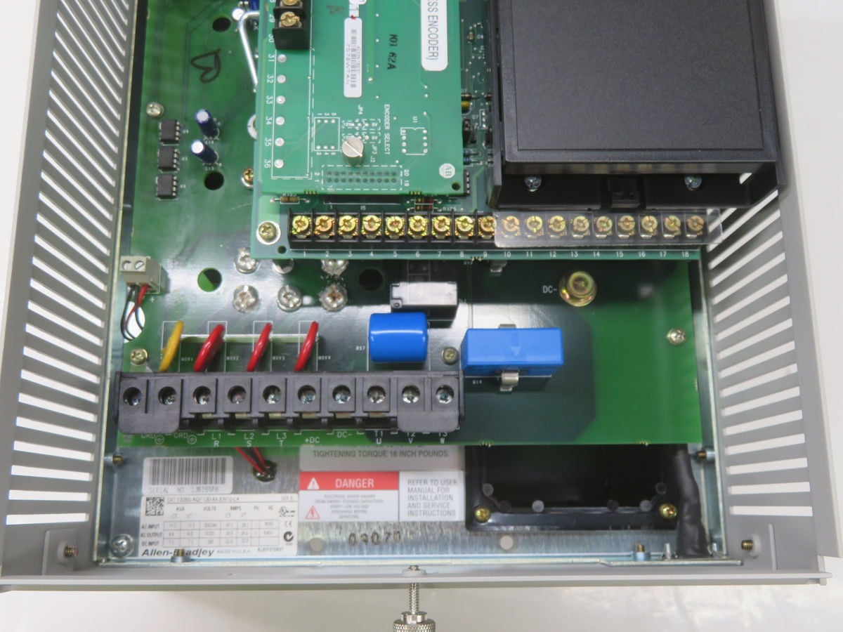 10 HP Allen-Bradley #1 336s-aqf100-aa-en1, variable frequency drive - Image 8