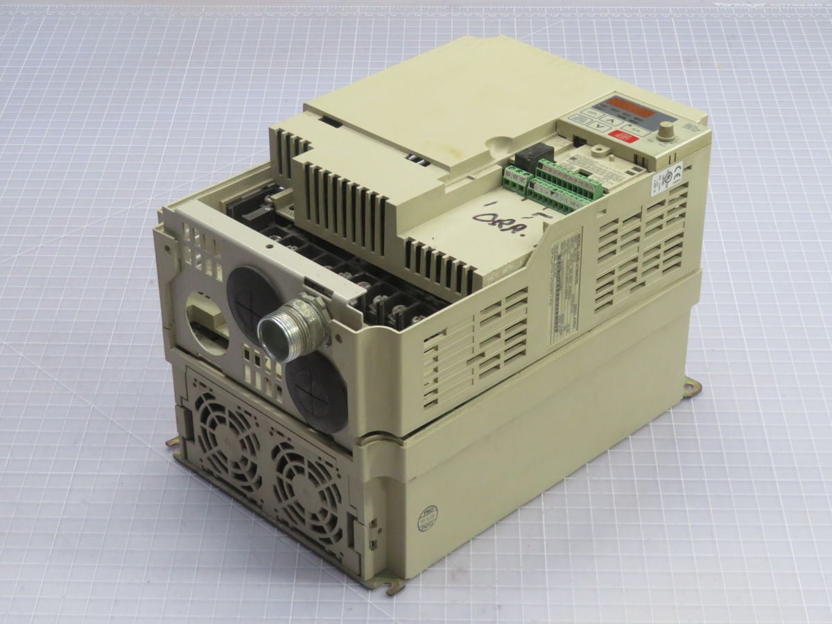 10 HP Yaskawa #CIMR-V7AM47P5, AC Drive - Image 1