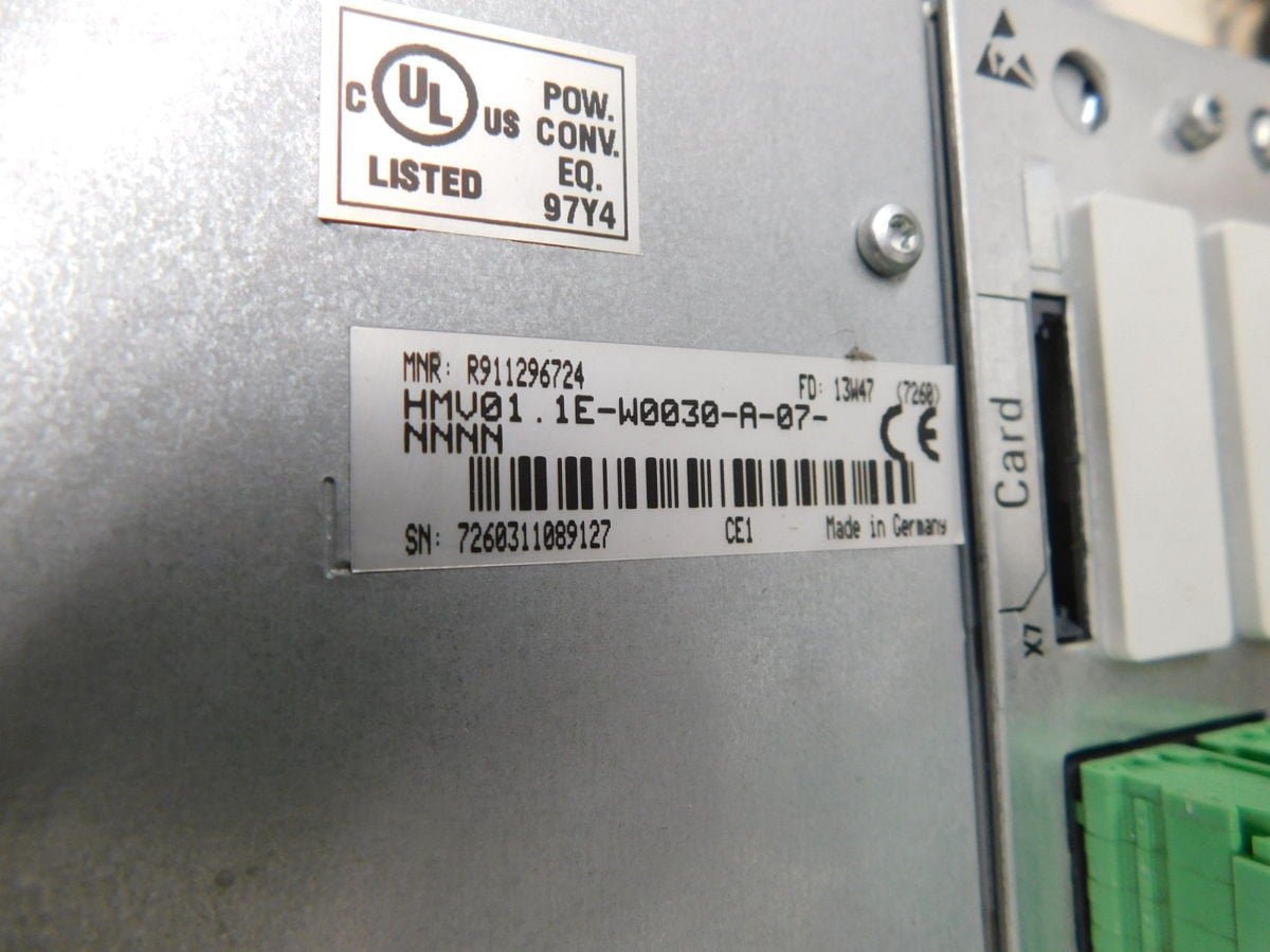 Rexroth #HMV01.1E-W0030-A-07-NNNN, Servo Drives - Image 6