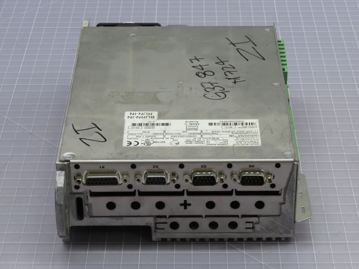 3 KW Servostar #S3060, Servo Drive, 208-480V, 6A Cont, 18A Peak, 3.0KW Cont. Power, IP20 - Image 2