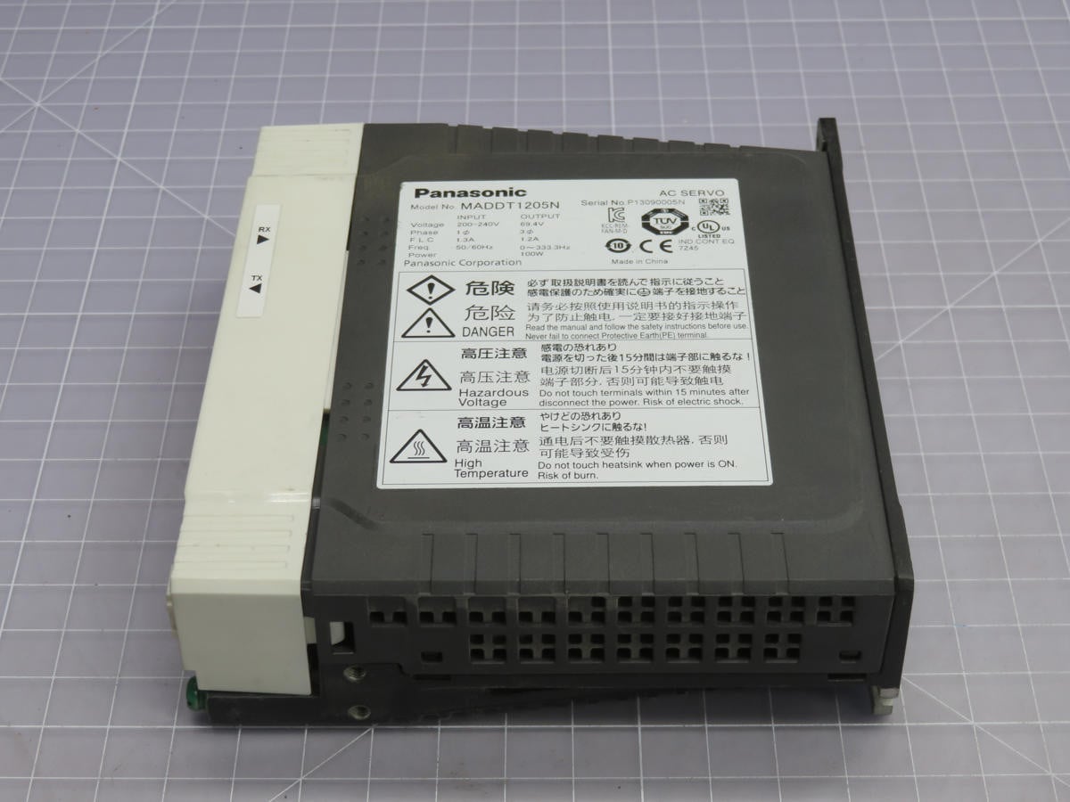Panasonic #MADDT1205N, Servo Drive - Image 3