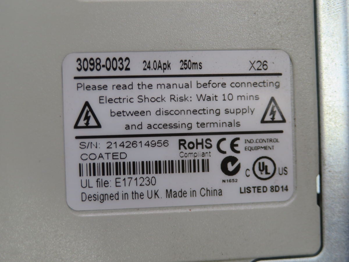 Control Techniques #DST1405, Servo Drive - Image 6