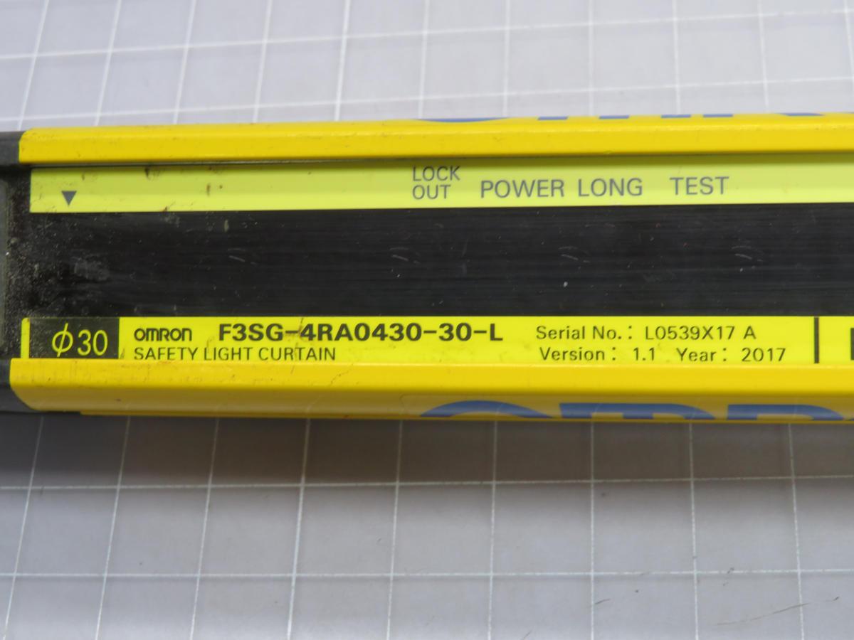 Omron #F3SG-4RA0430-30-L, Global Light Curtain - Image 1