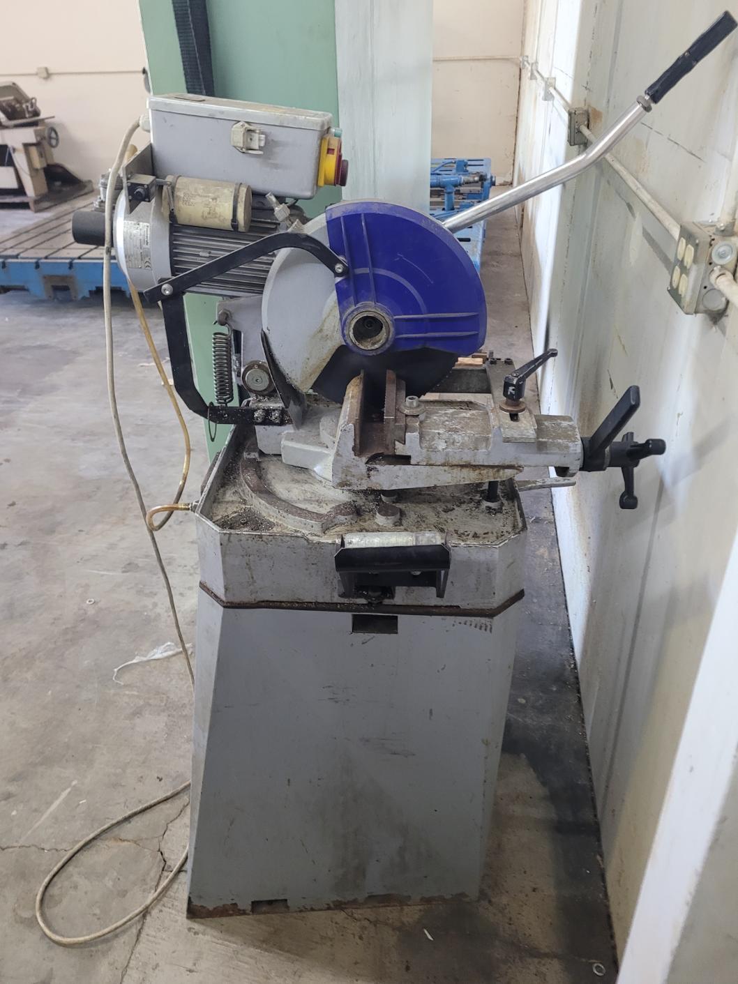 12-1/2" Dake #3151PH, manual mitering cold saw, 45° left & right miter, 44 RPM blade speed, quick clamp - Image 2
