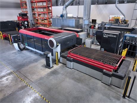 Amada #LC-3015F1NT, CNC CO2 laser, 4000 watt, 5' x 10' table, 120" X, 61" Y, 3.94" Z, linear drives, chiller - Image 2