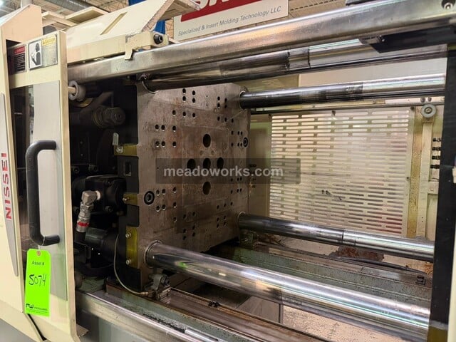 112 Ton, 4.9 oz., Nissei #FNX110, Electric Injection Molder, 18.1" x 18.1" tie bar spacing, 28.3" daylight - Image 5