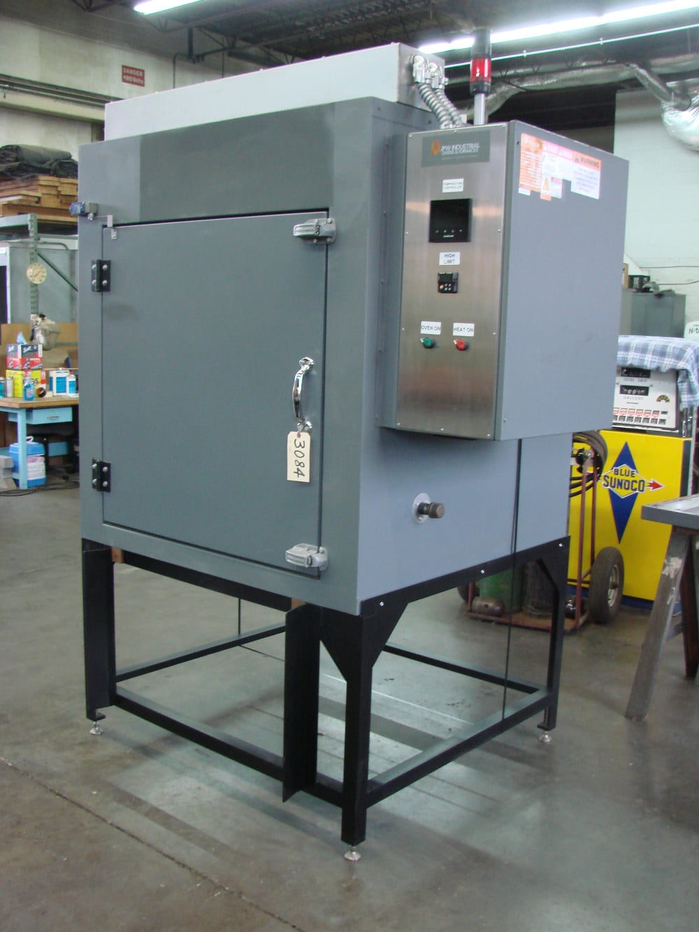 36" width x 36" H x 36" L JPW Design #ST333A1DTULP480V9KW, cabinet oven, Horiz-Air, Prog. Control, 500 °F - Image 1