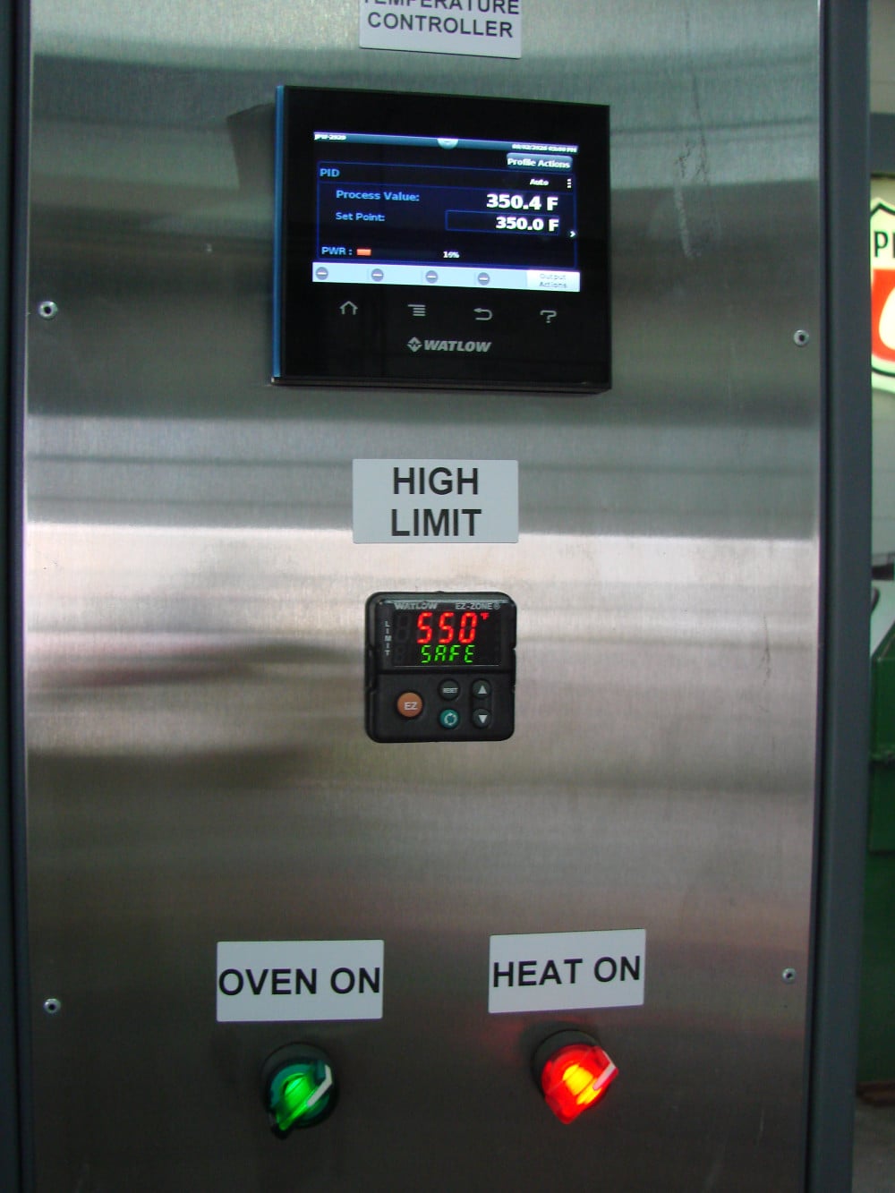 36" width x 36" H x 36" L JPW Design #ST333A1DTULP480V9KW, cabinet oven, Horiz-Air, Prog. Control, 500 °F - Image 5