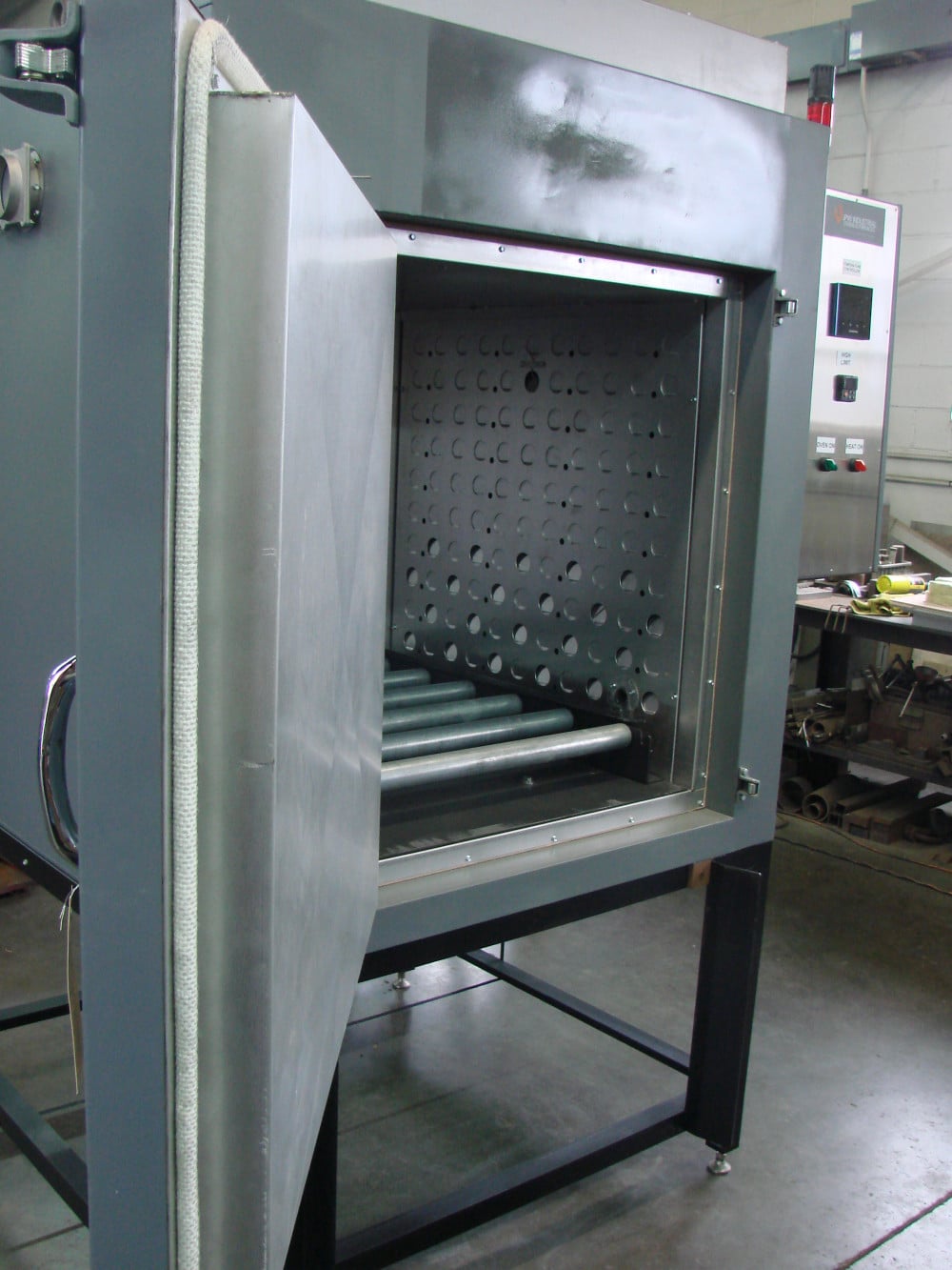 36" width x 36" H x 36" L JPW Design #ST333A1DTULP480V9KW, cabinet oven, Horiz-Air, Prog. Control, 500 °F - Image 8
