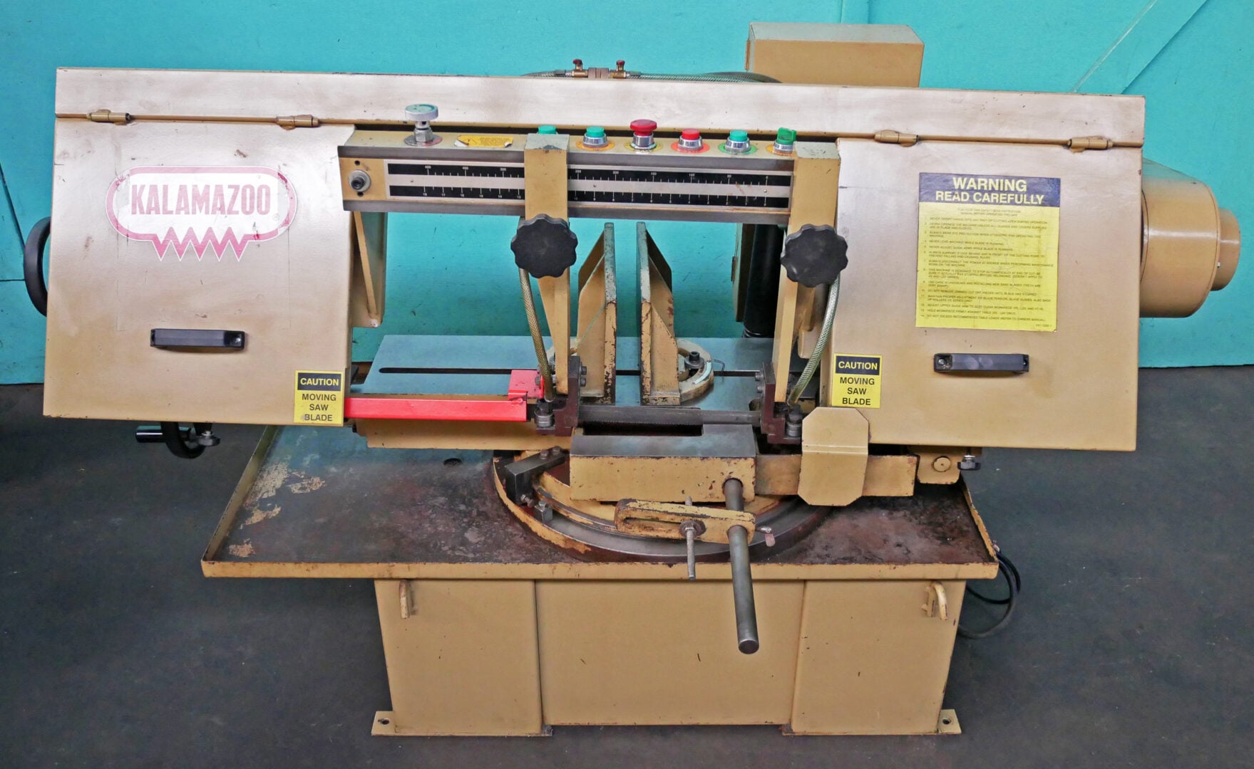 12" x 18" Kalamazoo #MS-1218VS, Semi-Automatic Horizontal Miter Bandsaw, 80-360 FPM, 18" open - Image 2