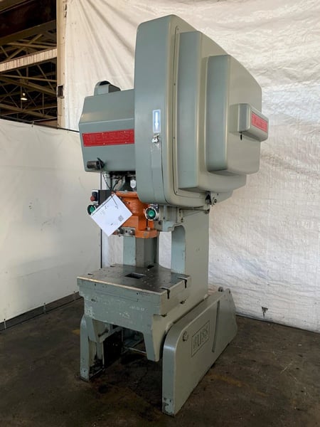 60 Ton, Bliss #C-60, OBI press, 4" stroke, 14-1/4" Shut Height, 3" adj., 90 SPM, 32" x 21" bed, 17" x 11" - Image 1