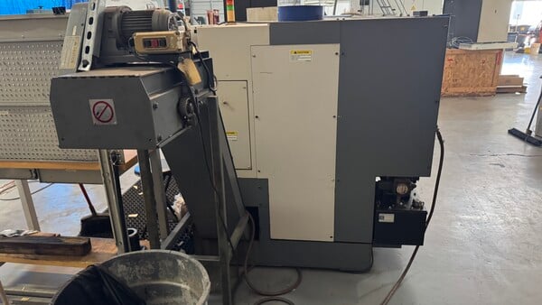 Okuma #ESL8-IIM, CNC turning center, 17.7" swing, 8.26" turning diameter, 19.69" turning length, 12 station - Image 4
