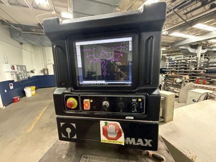 OMAX #60120, abrasive waterjet, 77" x 144" table, 62" x 126" cutting capacity, EnduroMax 5060V 50 HP pump - Image 4