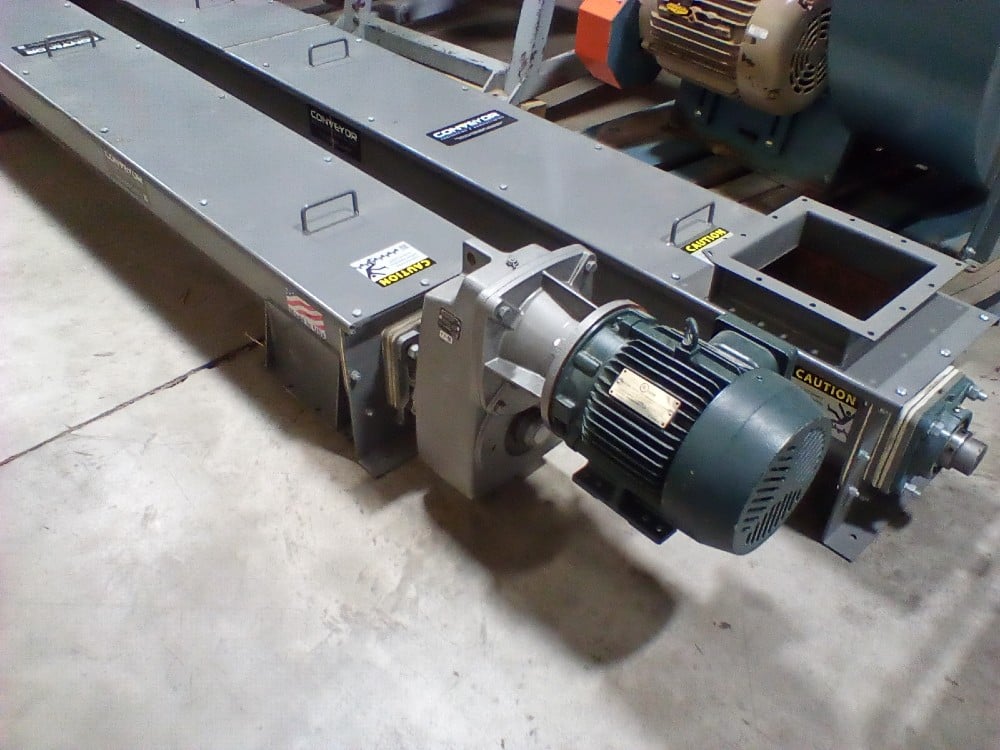 9" diameter x 36' long, conveyor engineering & manufacturin, AR400, 3 HP, 34 RPM, 2026 - Image 3
