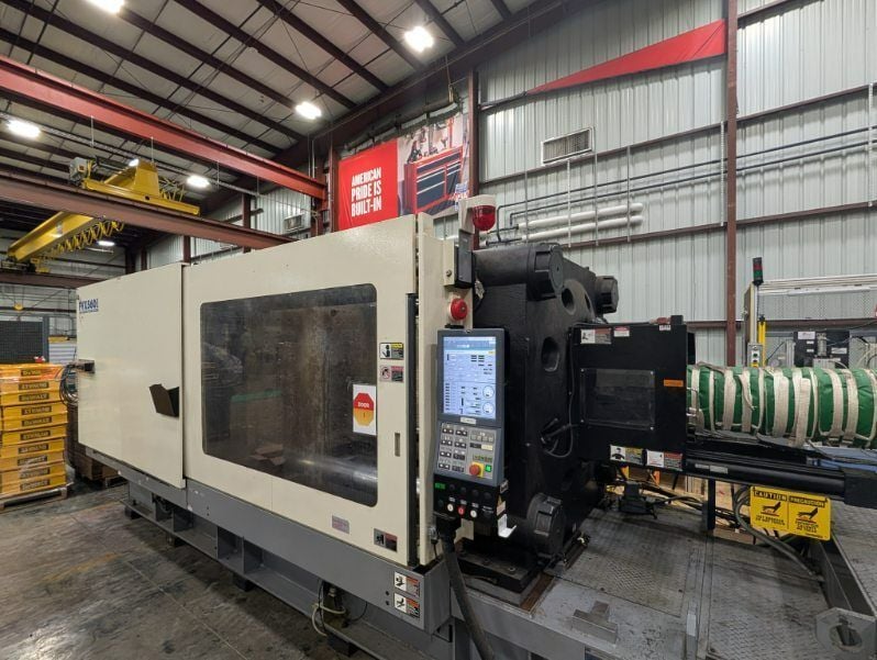 618 Ton, 132 oz., Nissei #FVX560III-310L, injection molding machine, 3.5" screw diameter, Tact IV Control - Image 2