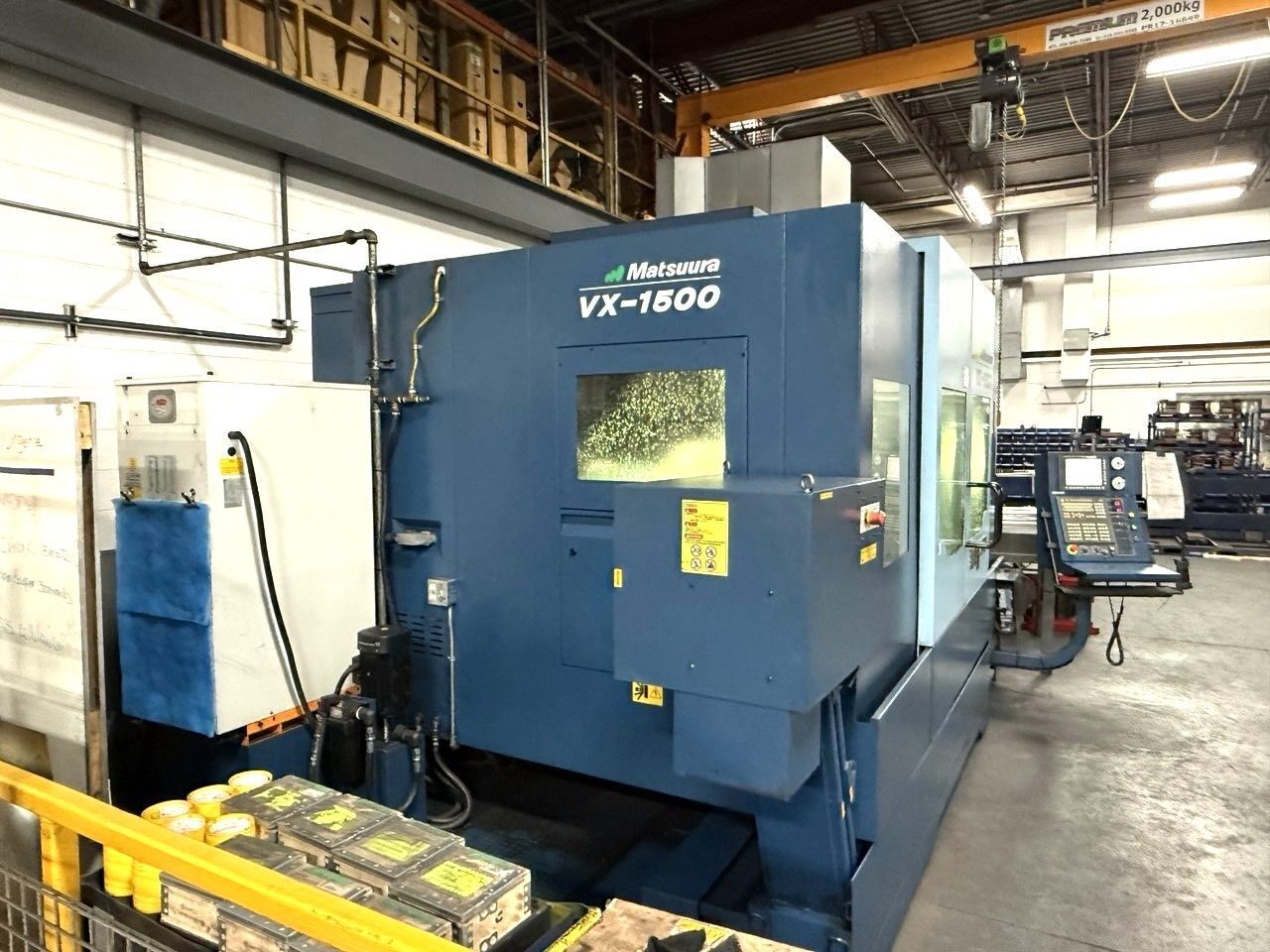 Matsuura #VX1500, CNC vertical machining center, 30 automatic tool changer, 60" X, 27.5" Y, 24" Z, 15000 RPM - Image 1