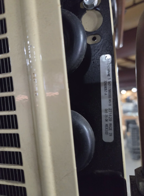 175 psig, Ingersoll-Rand #2545K10, vertical air compressor, 10 HP/7.5 HP, 120 gallon, 460 V. - Image 10