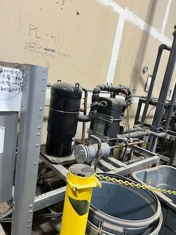 25 Ton, Temptek #MW25C, water cooled chiller, 25 HP, R-454B refrigerant, 1 compressor, 2021 - Image 7