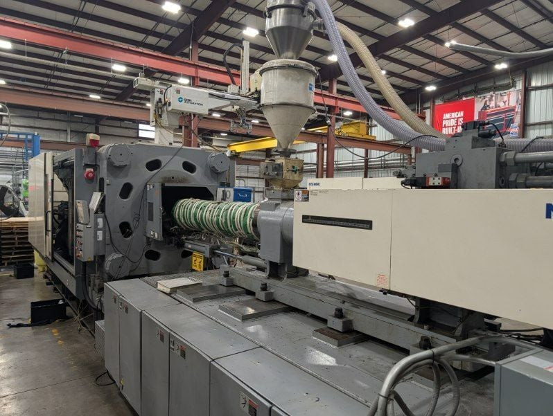 720 Ton, 132 oz., Nissei #FV660-310L, injection molding machine, Tact IV Control, core pull, 2007 - Image 2