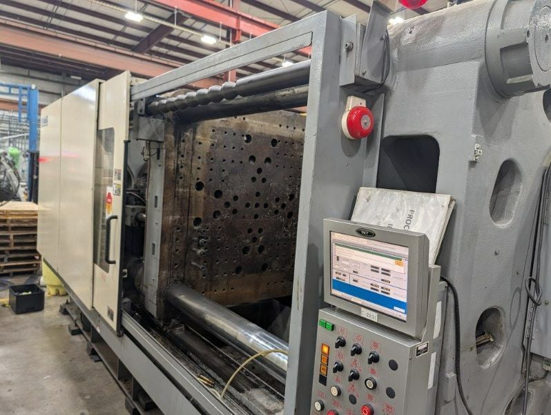 720 Ton, 132 oz., Nissei #FV660-310L, injection molding machine, Tact IV Control, core pull, 2007 - Image 3