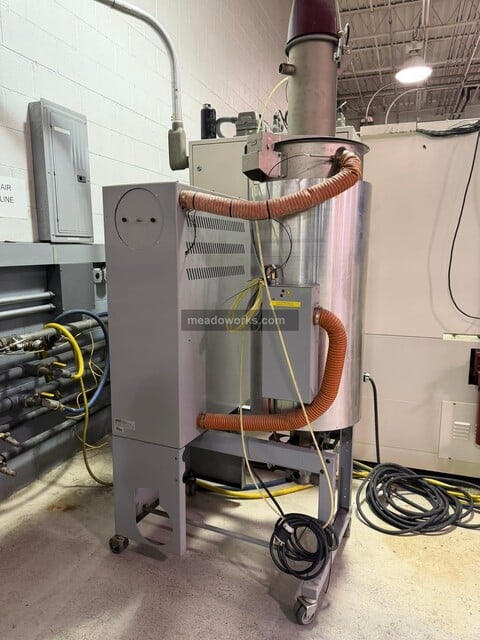Wittmann #Drymax-D60-150-M, Desiccant Dryer w/DPS, drying hopper & Feedmax loader, 480 V., 2010 - Image 8