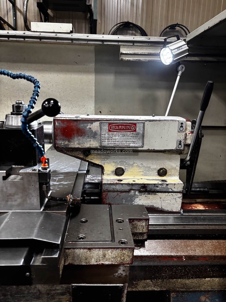 FAT/Toolmex #TUR-630-MN, CNC Lathe, 24.8" swing, 118" centers, 4.13" spindle bore, tailstock, steady rest - Image 3