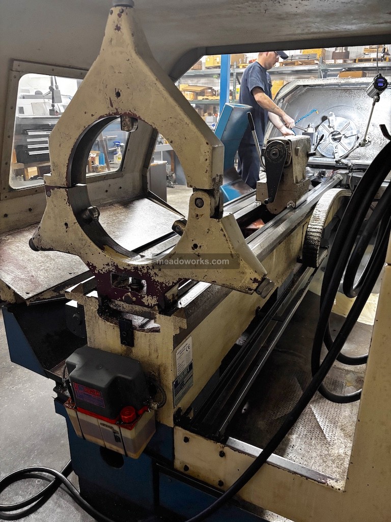 FAT/Toolmex #TUR-630-MN, CNC Lathe, 24.8" swing, 118" centers, 4.13" spindle bore, tailstock, steady rest - Image 4
