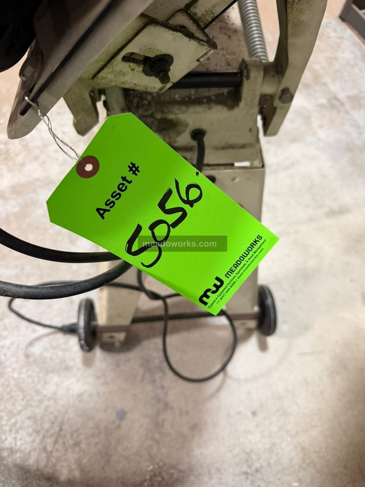 Jet, Horizontal/Vertical Metal Cutting Band Saw, 1/2 HP, manual, floor stand w/wheels, 115/230 V. - Image 6