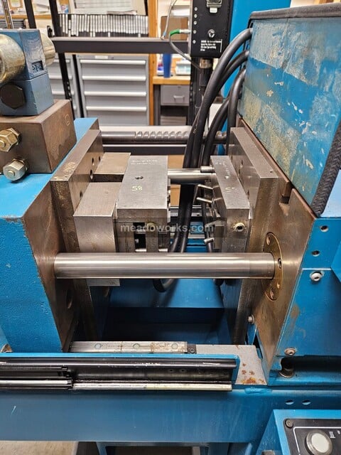 12 Ton, Boy #12A, Horizontal Injection Molding Machine, 10.19" x 10.19" tie bar spacing, 15.74" x 8.66" - Image 5