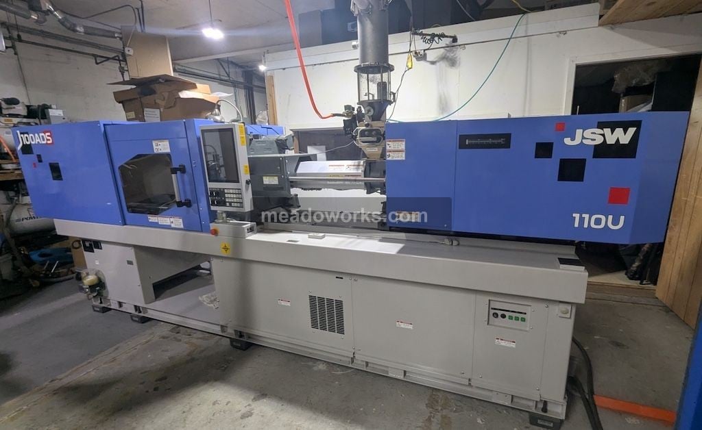 112 Ton, 4.83 oz., JSW #J100ADS, All-Electric Injection Molding Machine, 18.11" x 18.11" tie bar spacing - Image 1