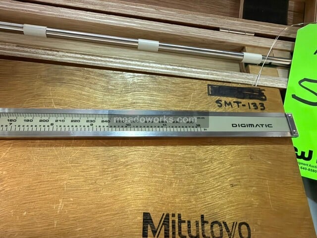 Mitutoyo, Precision Measuring Tool Lot, 12" Digimatic caliper, (2) extension rods, dial bore gauge set - Image 3