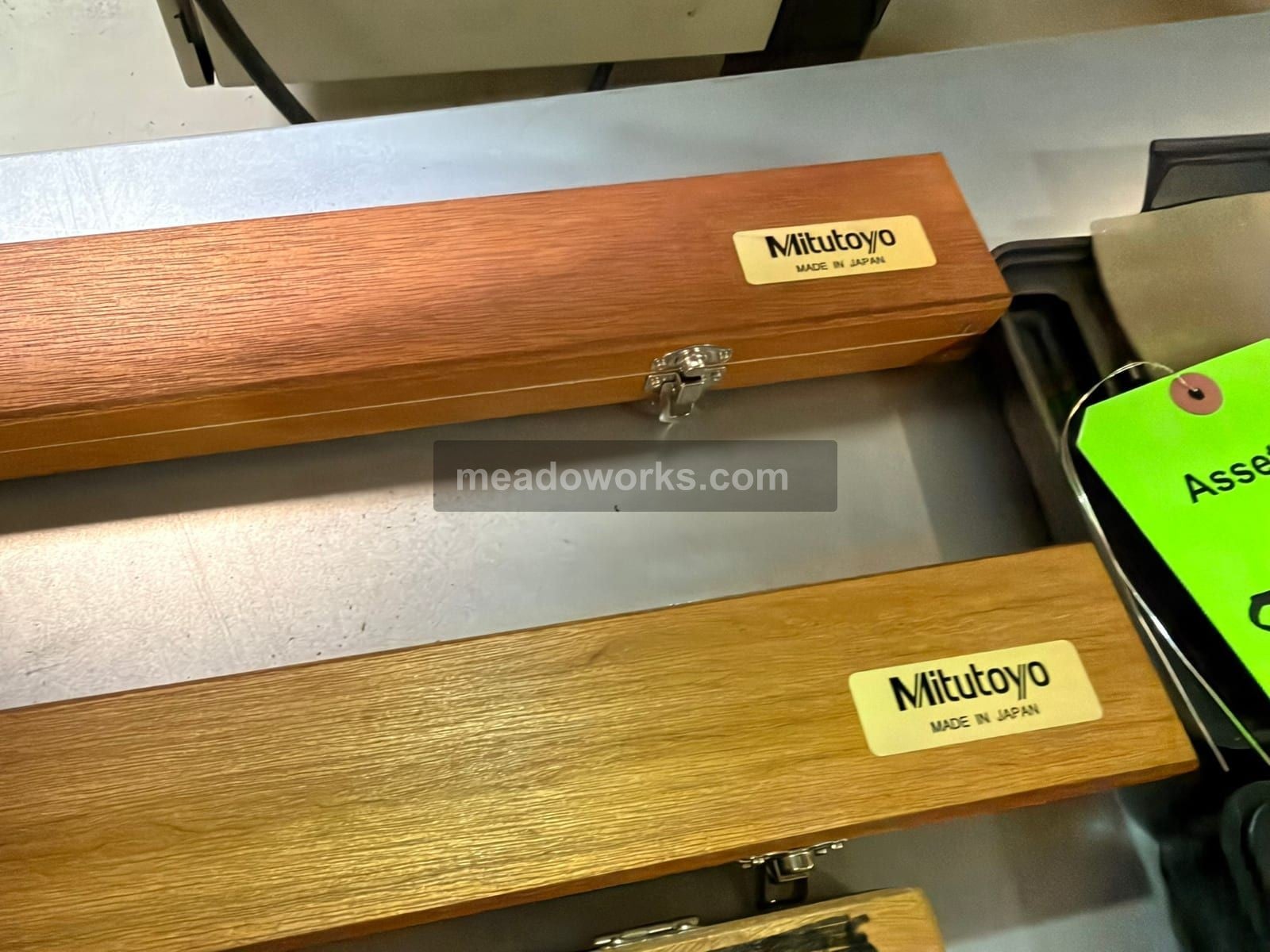 Mitutoyo, Precision Measuring Tool Lot, 12" Digimatic caliper, (2) extension rods, dial bore gauge set - Image 7