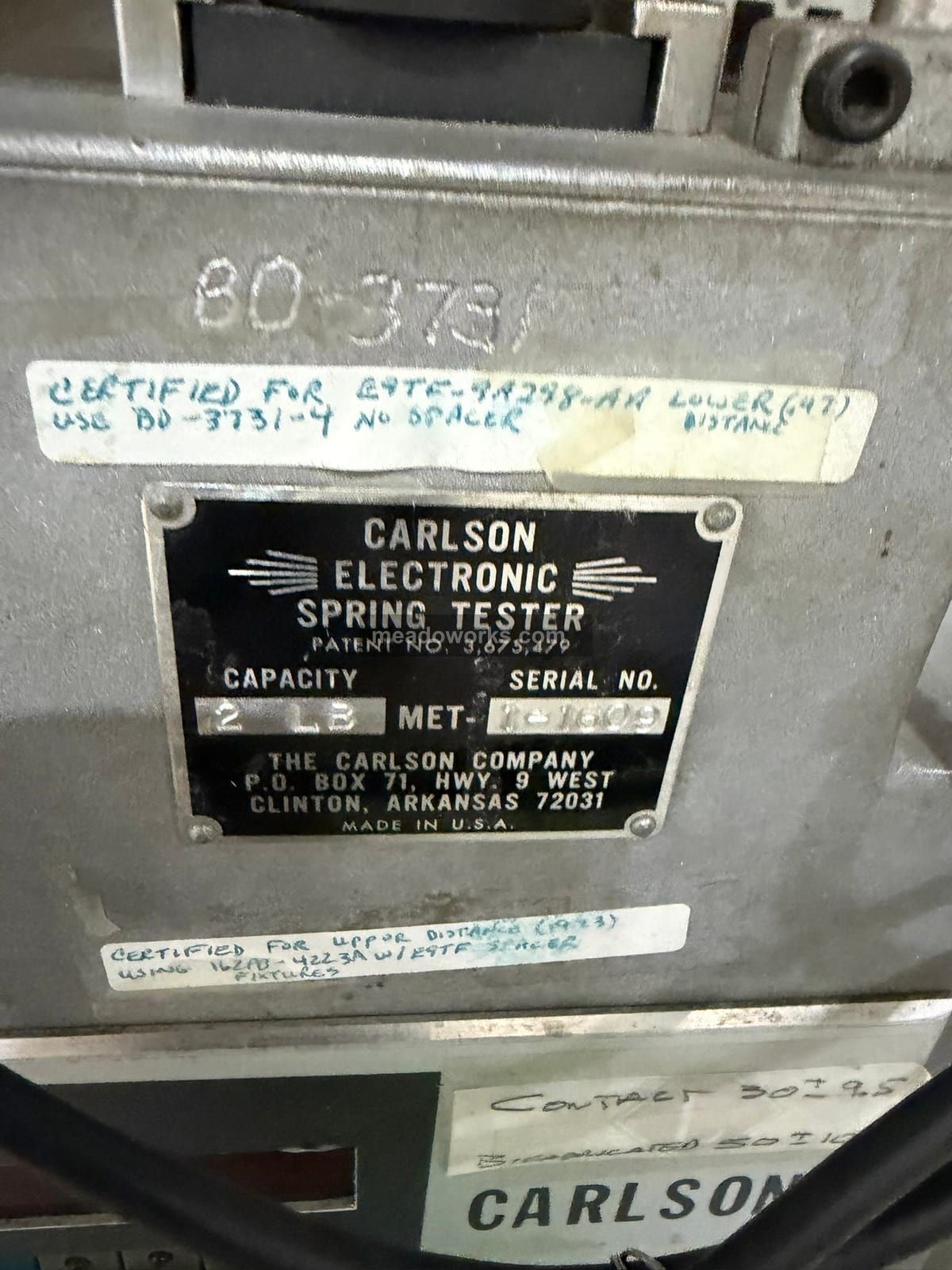 Carlson #MET-1, Electronic Spring Tester, 2 lb. capacity - Image 4