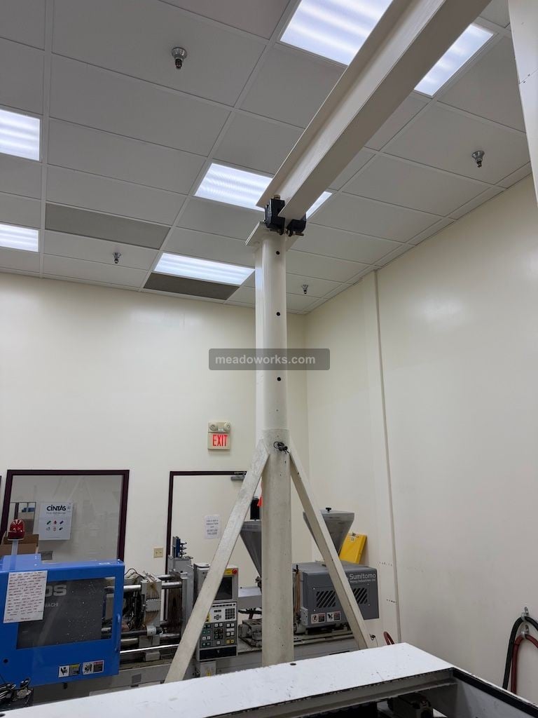 1 Ton, Handling Systems, Mobile Crane w/CM Hurricane 1 Ton Chain Hoist - Image 7