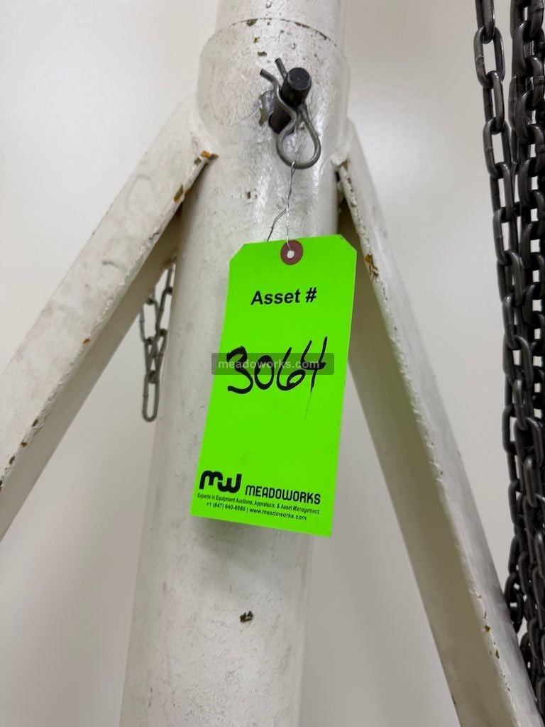 1 Ton, Handling Systems, Mobile Crane w/CM Hurricane 1 Ton Chain Hoist - Image 8