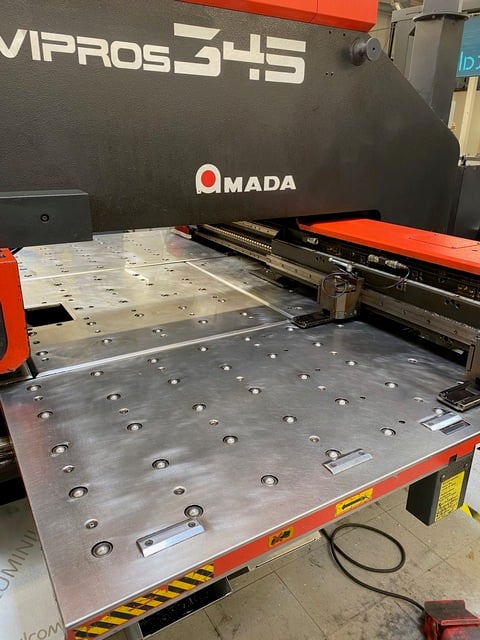 33 Ton, Amada #Vipros-345, CNC turret punch, 58 station, 2 automatic index, 40" x50" sheet, 30 RPM turret - Image 4
