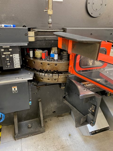 33 Ton, Amada #Vipros-345, CNC turret punch, 58 station, 2 automatic index, 40" x50" sheet, 30 RPM turret - Image 8