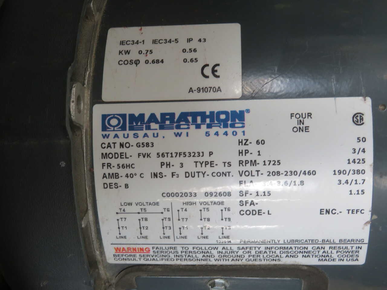 Edwards #E2M30, Rotary Vane Pump - Image 7