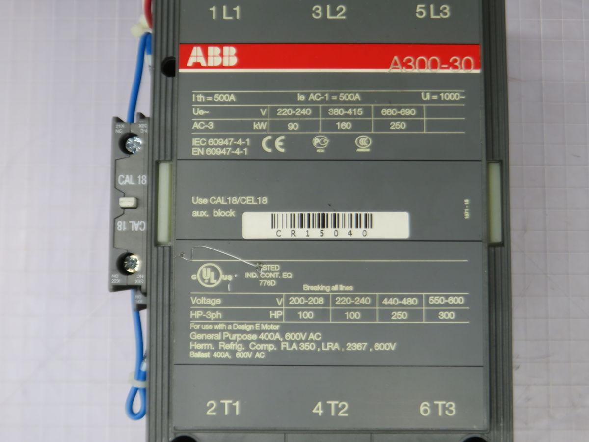 ABB #A300-30, Contactor - Image 4