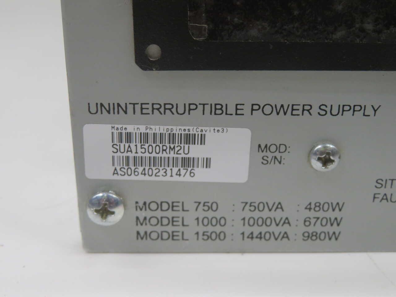 APC #SUA1500RM2U, Uninterruptible Power Supply - Image 6