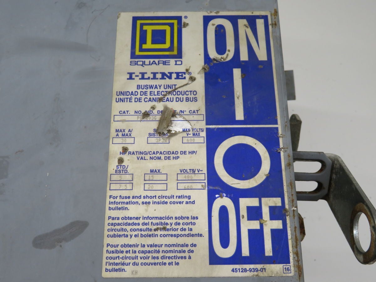 30 Amp, Square D #PQ3603G, Fusible Plug-In Unit - Image 4