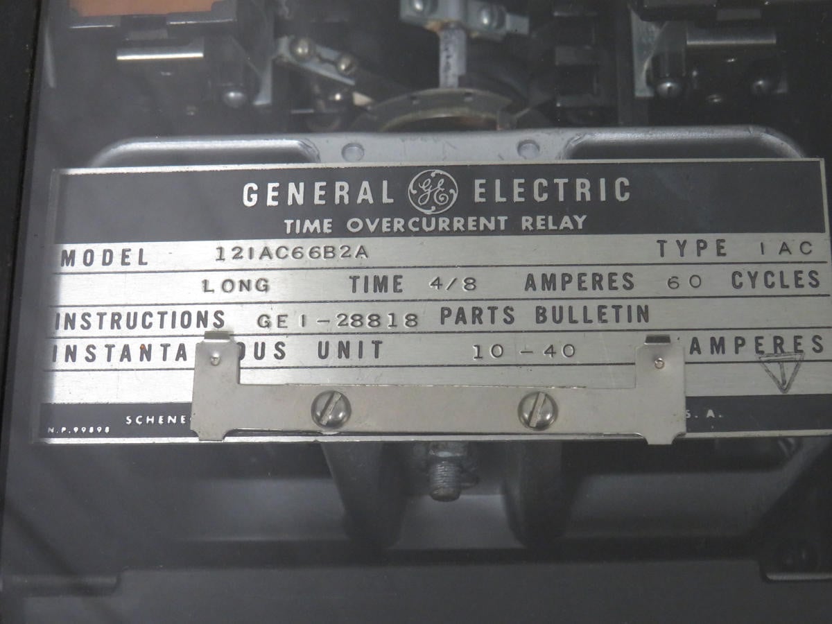 General Electric #121AC66B2A, Type IAC Time Overcurrent Relay 10-40 Amp - Image 7