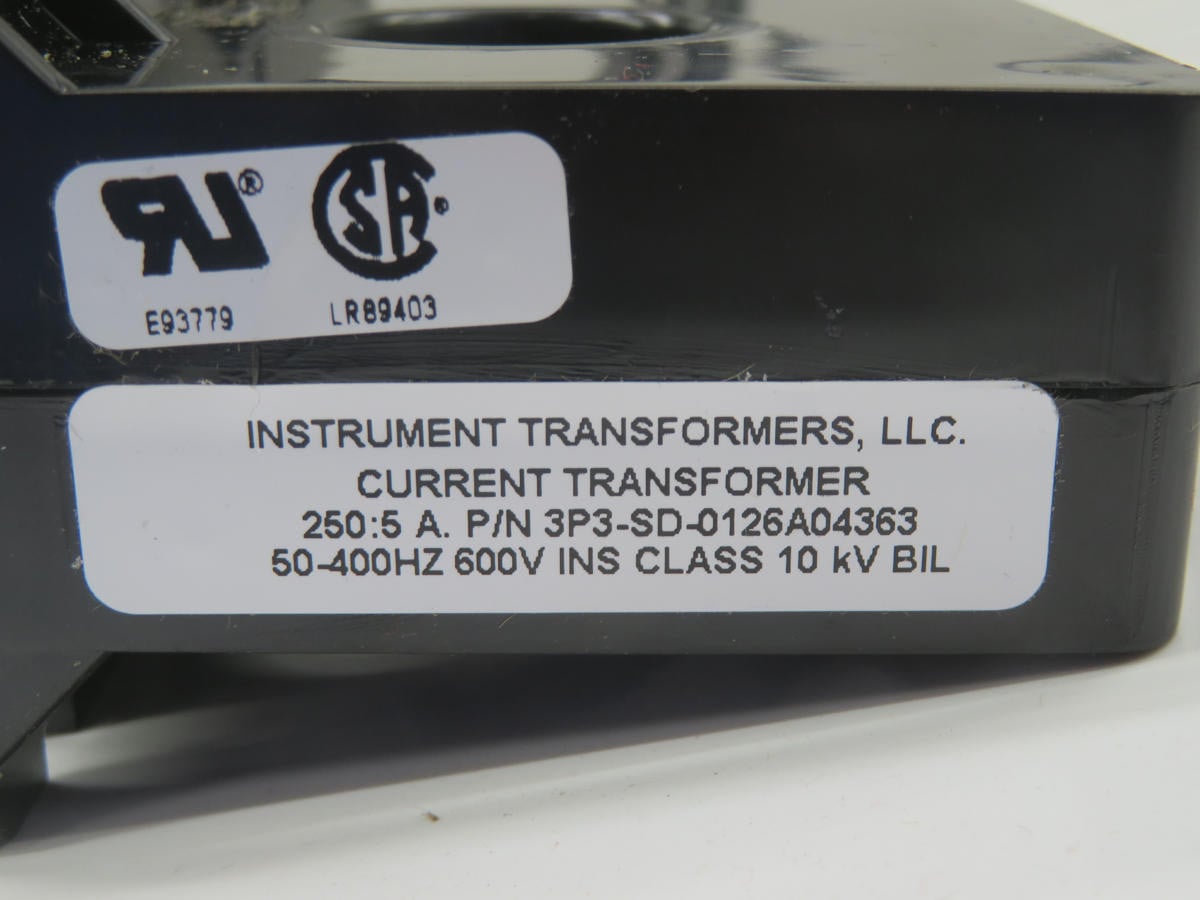 Eaton #3P3-SD-0126A04363, Current Transformer - Image 3