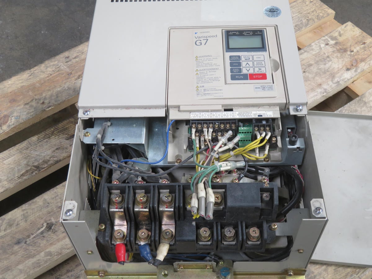 50 HP Yaskawa #CIRM-G7A4037, Inverter, 37 KW Power, 73 A Current, 0-480V, 0-400 Hz, 380-480V - Image 2