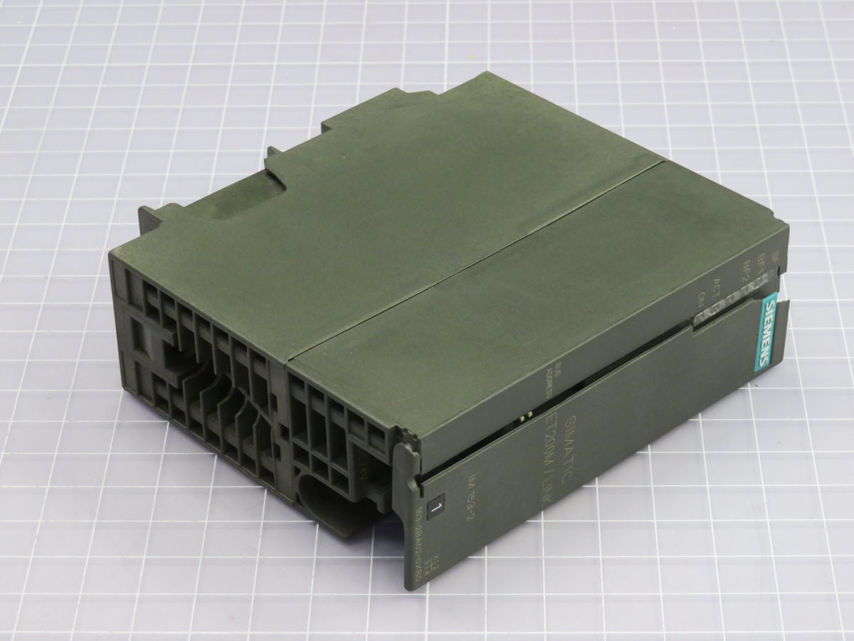 Siemens #6ES7153-2BA02-0XB0, PLC CPU Module, PROFIBUS DP V1 Interface, 12 Mbps - Image 1