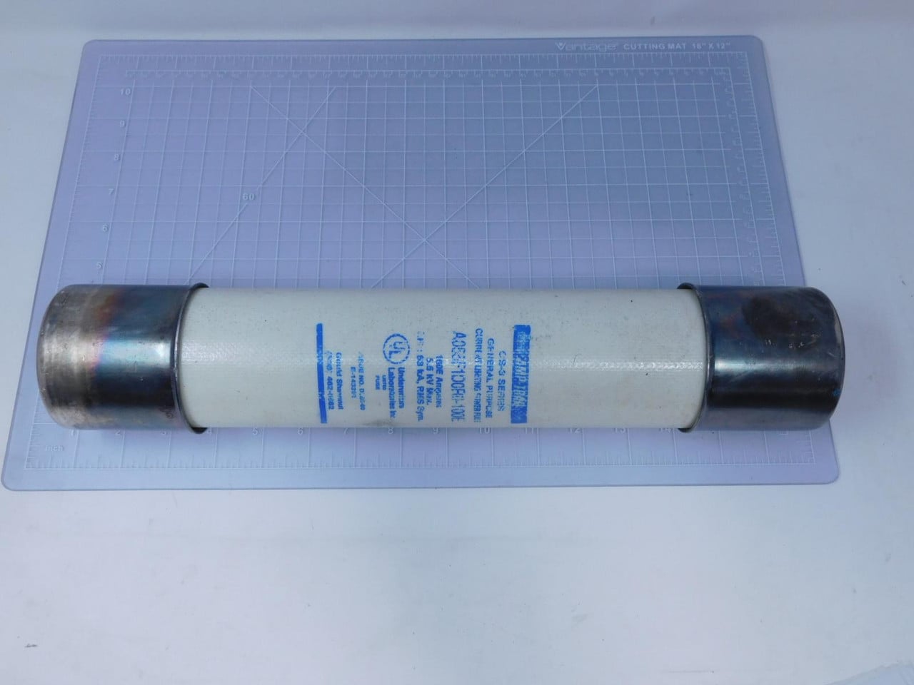 Ferraz Shawmut #A055F1D0R0-100E, CS-3 Current Limiting Power Fuse, 100 A, 5.5 KV Max - Image 2