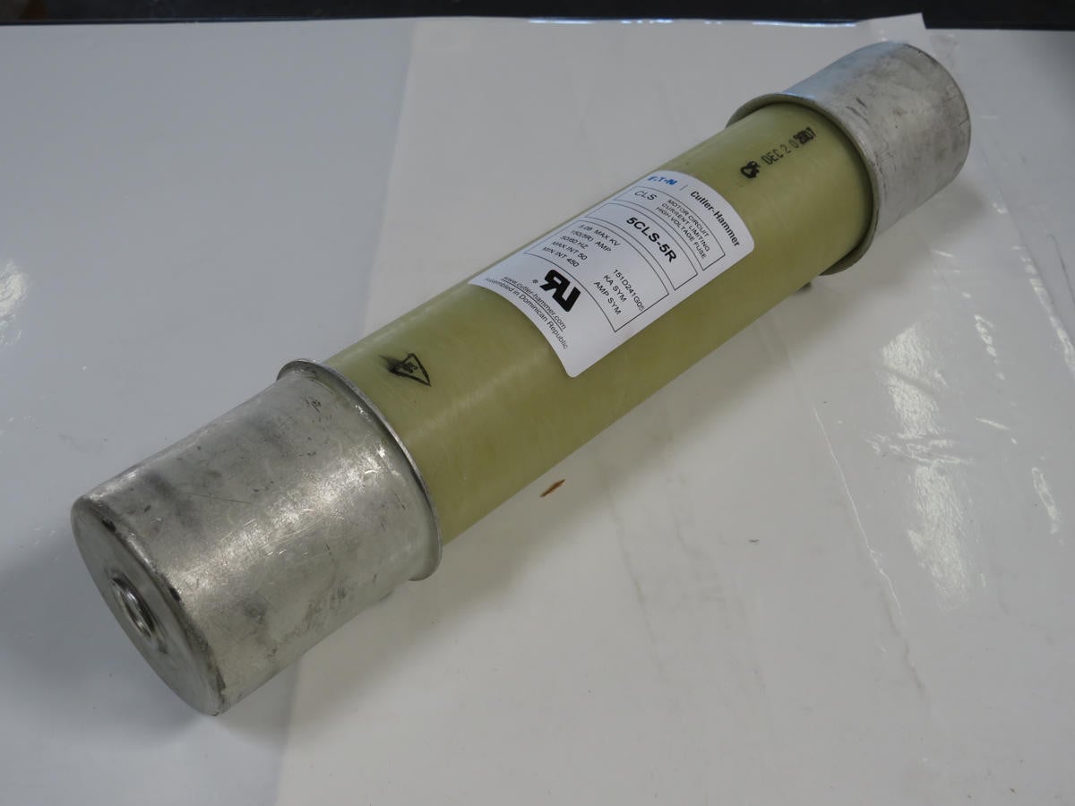 Cutler-Hammer #5CLS-5R, Medium Voltage Fuse, 150A, 5.5KV AC - Image 1